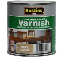 Полиуретановый лак Rustins Poly Varnish Matt Clear матовый, 1 л 3231