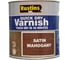 Быстросохнущий лак Rustins QD Varnish Satin Mahogany махагон, 1 л 1745 1