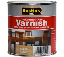 Полиуретановый лак Rustins Poly Varnish Gloss Clear глянец, 1 л 3230