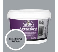 Краска Эксперт влагостойкая светло-графитовая 3кг 34797