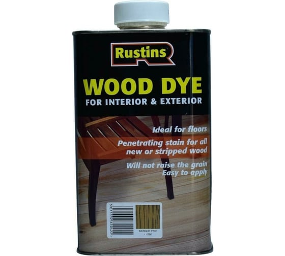 Тонировка для дерева Rustins Wood Dye Antique Pine античная сосна, 1 л 3650