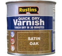 Быстросохнущий лак Rustins QD Varnish Satin Oak дуб, 250 мл 1746