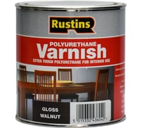 Полиуретановый лак Rustins Poly Varnish Gloss Walnut орех, глянец, 1 л 3205