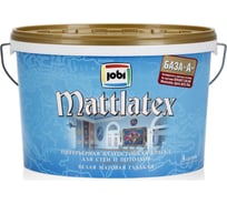 Краска интерьерная влагостойкая JOBI MATTLATEX 5 л 11819