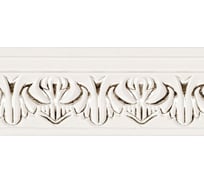 Молдинг стеновой ударопрочный влагостойкий белый с серебром Decor-Dizayn 60x17x2400 мм 161B-60