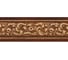Молдинг стеновой ударопрочный влагостойкий темное дерево Decor-Dizayn 52x11x2400 мм 156-1084 1