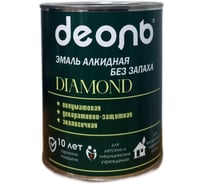 Алкидная эмаль Деоль без запаха Diamond RAL5017 синяя 0,75л полуматовая 33510