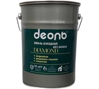 Алкидная эмаль Деоль без запаха Diamond RAL6026 зеленая 18л полуматовая 33515 00033515