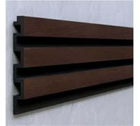 3D-панель СОЛИД 4 UHD 01/ 130L Дуб Шоколадный на черном WD-2, 8 м ( коробка, 10 шт.) 4 UHD 01/130L СЯ/кор