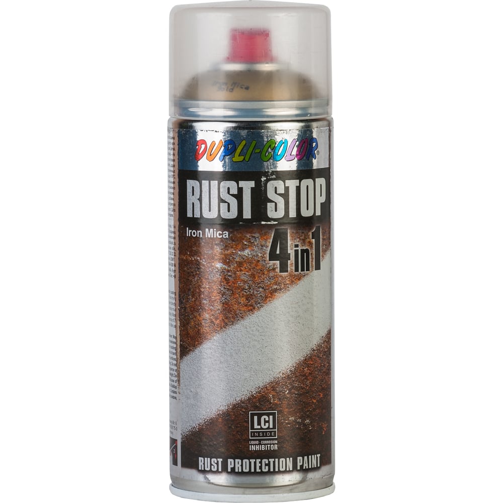 Rust Stop Rx5 Эмаль DUPLI COLOR RUST STOP по ржавчине 4 в 1, золотистая металлик, 0.4 ...