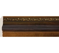 Декоративный плинтус Cosca Decor 95 красное дерево с золотом СПБ016619