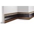 Декоративный плинтус Cosca Decor 95 красное дерево с золотом СПБ016619 2