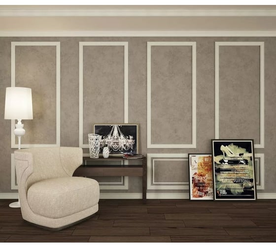 Декоративный плинтус Cosca Decor 90 слоновая кость СПБ029388