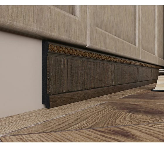 Декоративный плинтус Cosca Decor 80 венге СПБ016565