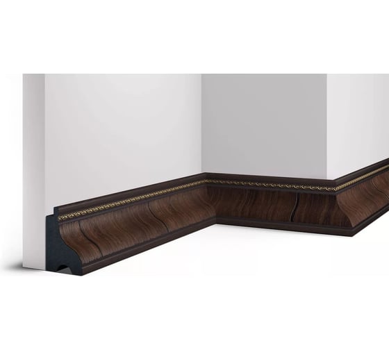 Декоративный плинтус Cosca Decor 60 красное дерево СПБ016771