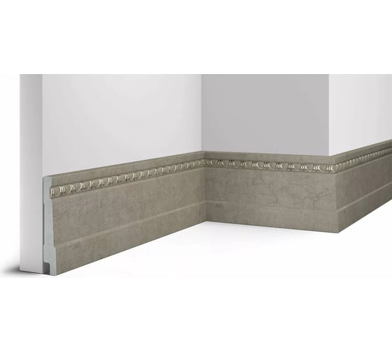 Декоративный плинтус Cosca Decor 90 мрамор СПБ057593