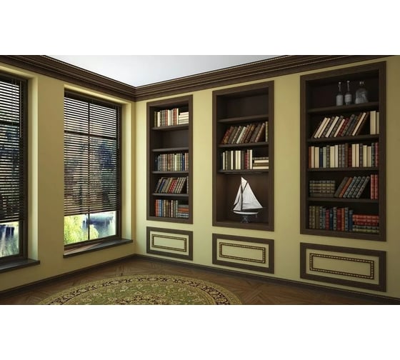 Декоративный плинтус Cosca Decor 90 венге СПБ023840