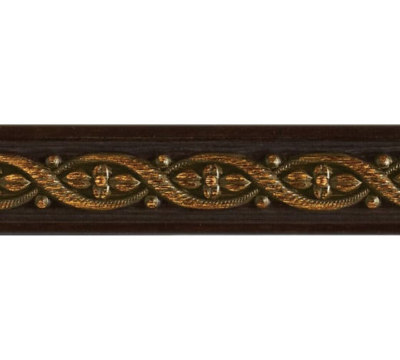 Молдинг стеновой ударопрочный влагостойкий Decor-Dizayn венге 30x13x2400 мм 157-1 1
