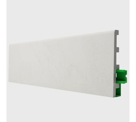 Плинтус Hannahholz 16x81x2000 мм, Алибастер светлый, 404 Polynix 31.03.81404.380