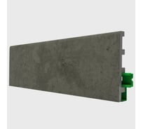 Плинтус Hannahholz 16x81x2000 мм, Бетон антрацит светлый, 404 Polynix 31.03.81404.375