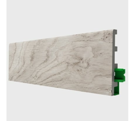 Плинтус Hannahholz 16x81x2000 мм, Дуб королевский серый, 404 Polynix 31.03.81404.372