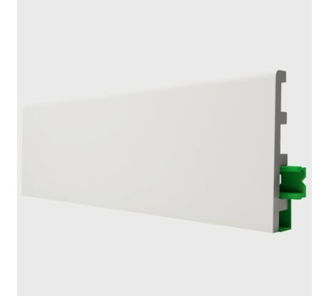 Плинтус Hannahholz 16x81x2000 мм, Белая шагрень, 404 Polynix 31.03.81404.387