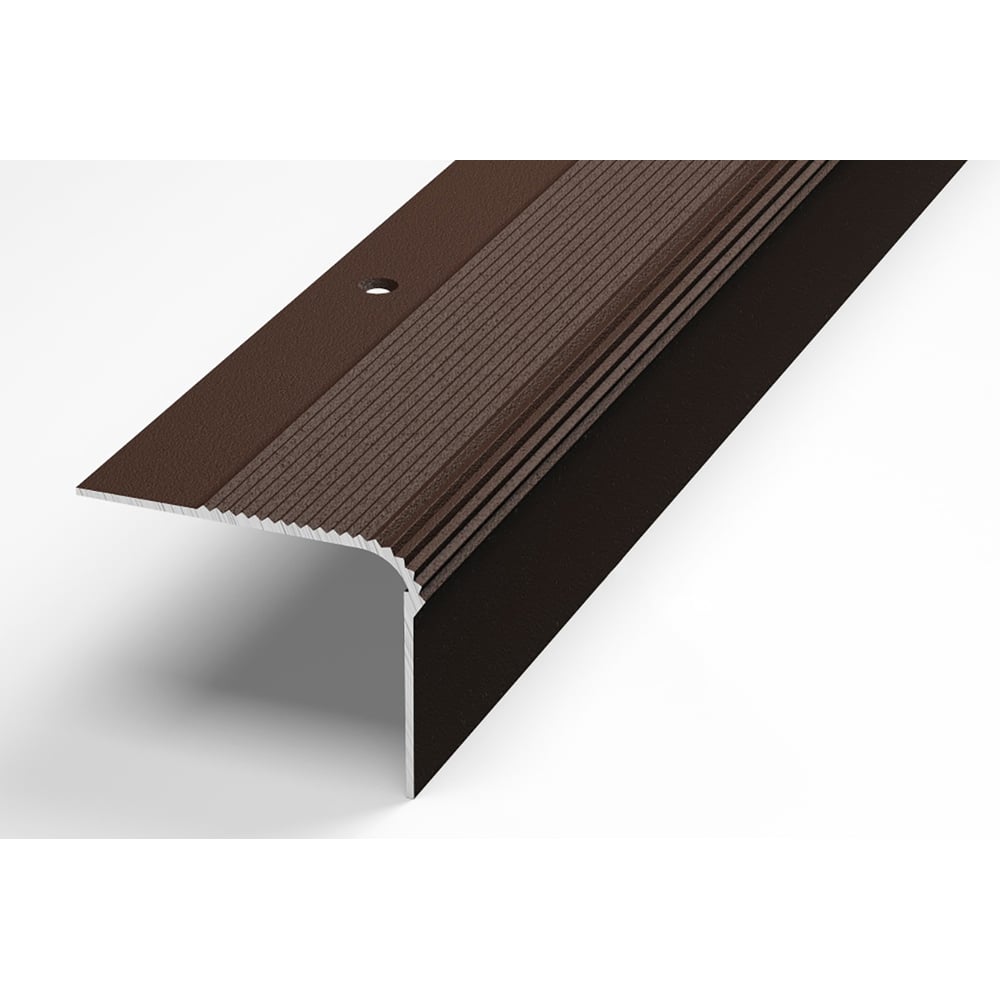 Порог угловой алюминиевый ЛУКА (5 шт, 54х41,8 мм, 2,7 м, декоративный ...