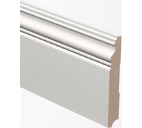 Плинтус МДФ белый окрашенный Стильный Дом Р007-16-105 v530194