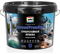 Краска фасадная суперстойкая FassadPremium 9л JOBI 36405