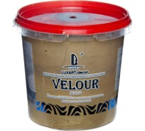 Декоративная штукатурка Luxart Бархатный шелк Decor Velour теплое золото, 1 кг LDV03BV0010