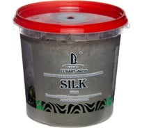 Декоративная штукатурка Luxart Мокрый шелк Decor Silk белое золото, 1 кг LDS01BV0010