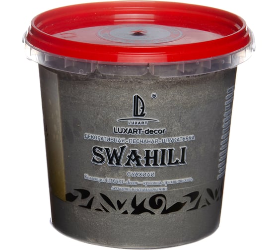 Декоративная штукатурка Luxart Песчаное покрытие Decor Swahili белое золото, 1 кг LDW01BV0010