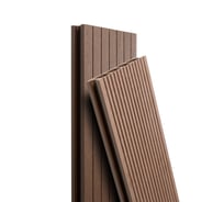 Террасная доска Экодекинг Базик 3D, 3 м, цвет Шоколад. 4687207415521