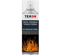 Антикоррозионная эмаль Texon термостойкая до 400 градусов, серая, аэрозоль, 520 мл ТХ188017