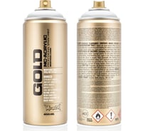 Краска MONTANA GOLD магически-белая, 0.4 л T9100
