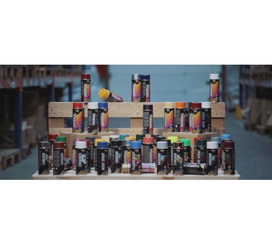 Аэрозольный акриловый лак InRal Metallic серебряный 400ml 26-7-8-005