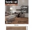 Плитка ПВХ клеевая Bonkeel Рокстар Джанет 3,0x152x914 (2,09м2/15 шт) 651106 2