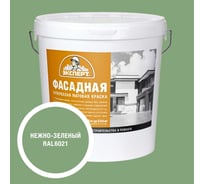 Краска фасадная Эксперт нежно-зеленая 28 кг 34970