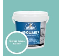 Моющаяся краска ЭКСПЕРТ RAL 6027, 1.3х6шт. 34839