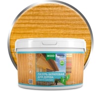 Лазурь акриловая для дерева тонирующая биозащитная Farbitex Ангара калужница, 2.5 л 4300016745