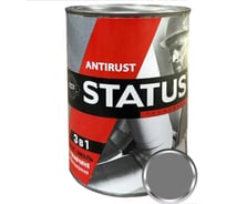 Грунт-эмаль Радугамалер 3в1 STATUS серая 0,8 кг 4640210902532