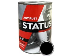 Грунт-эмаль Радугамалер 3в1 STATUS черная 0,8 кг 4640210902679