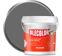 Эмаль акриловая для пола Olecolor 1кг, графит 4300017057