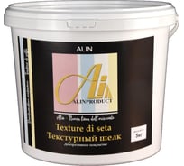 Декоративное покрытие Alinproduct Textura Di Seta серебро 0036