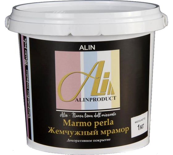 Декоративное покрытие Alinproduct Marmo Perla жемчужный мрамор 0019 1