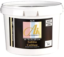 Декоративное покрытие Alinproduct Sabbia 205 золото 0005
