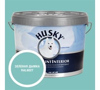Краска интерьерная SUPER PAINT INTERIOR HUSKY зеленая дымка 10л 35208