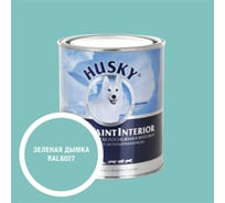 Краска интерьерная SUPER PAINT INTERIOR HUSKY зеленая дымка 0,9л 35206