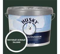 Краска интерьерная SUPER PAINT INTERIOR HUSKY пихтовый зеленый 9л 35190