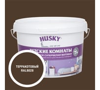 Краска для детских комнат HUSKY терракотовая 2,5л 35303